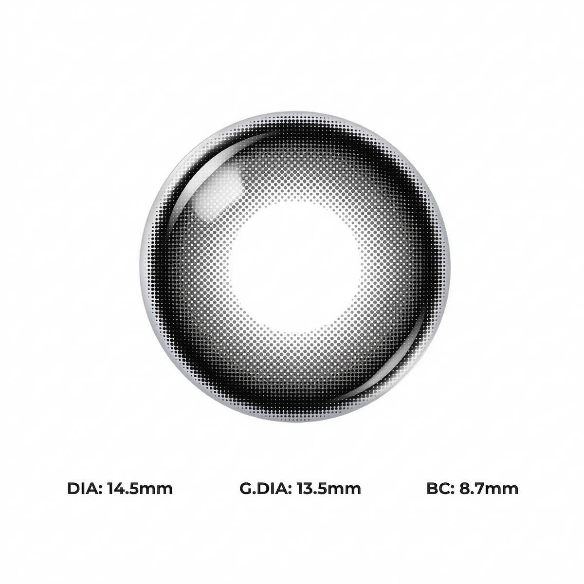 Ripple Glow Black Daily (10 Lenses)