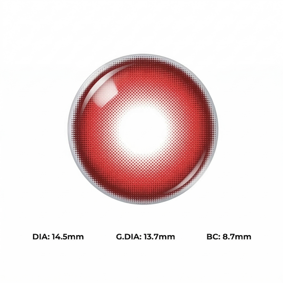 Crimson Spark Red Daily (10 Lenses)