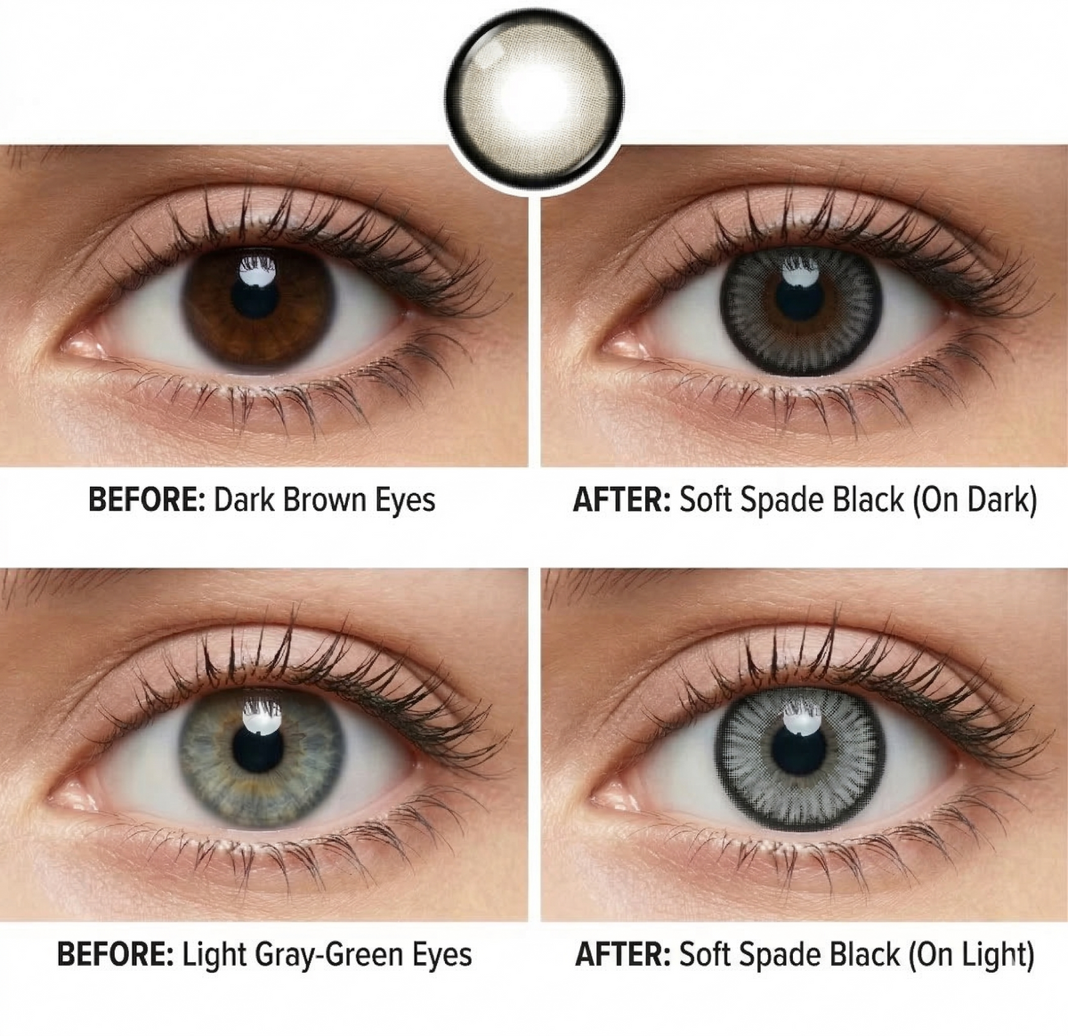 Soft Spade Black Daily (10 Lenses)