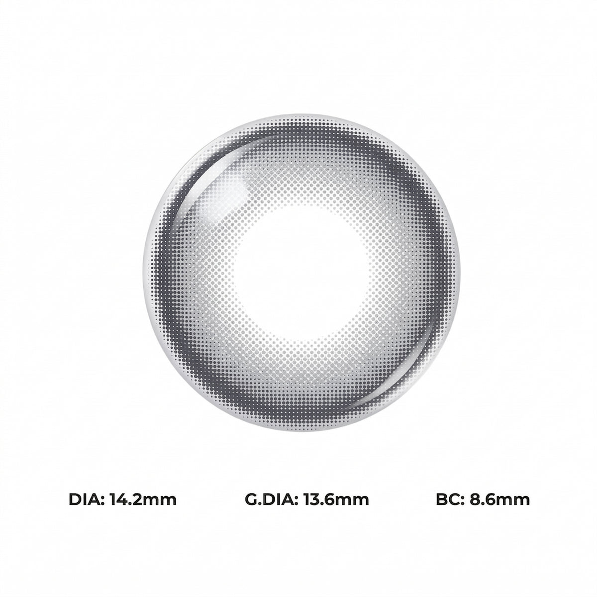 Shimmer Pearl Gray Daily (10 Lenses)